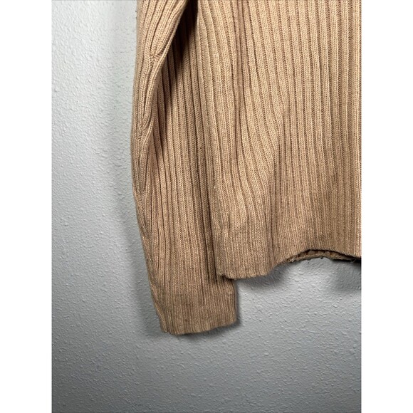 Vintage Designers Studio Originals Knit Sweater Size M Jacket Leather Zipper #32 - Picture 6 of 6